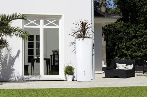 Garantia Regenspeicher 2in1 Color 350 l - Regentonnen & Wasserzapfstellen, vielseitiger 2in1 Regenspeicher für effiziente Regenwassernutzung und ansprechendes Design.