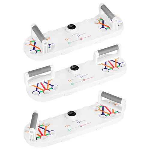 HMS DBP03 Smart Push-Up Board mit IR-Zähler – 14 Positionen, 150 kg Tragkraft