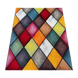 Paco Home Kurzflorteppich, Mehrfarbig, Textil, Rechteckig, 200x290 cm, strapazierfähig, für Fußbodenheizung geeignet, Teppiche & Böden, Teppiche