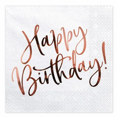 Papierservietten Weiß von PartyDeco