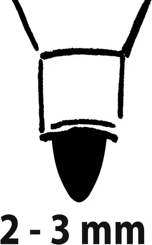 Sigel Whiteboard Marker Glasboard-Marker 2-3mm weiß VE=2 Stück