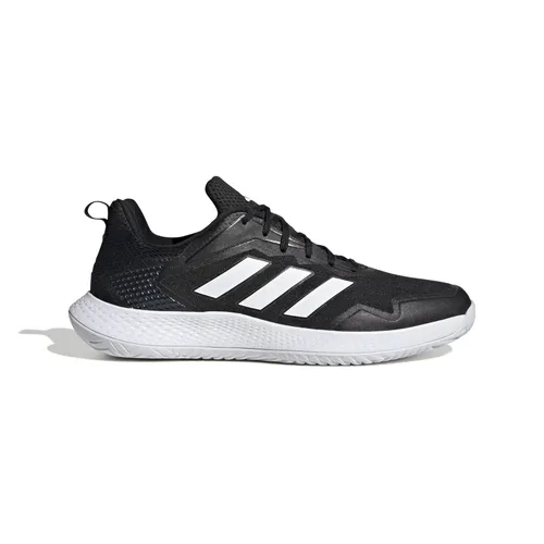 adidas Tennisschuhe Defiant Speed Clay/Sandplatz schwarz/weiß Herren, Größe 42 2/3 (9) - Hochwertige Tennisschuhe für Hartplätze mit leichtem Mesh-Obermaterial und optimaler Mittelfußunterstützung für blitzschnelle Bewegungen und kraftvolle Konter.