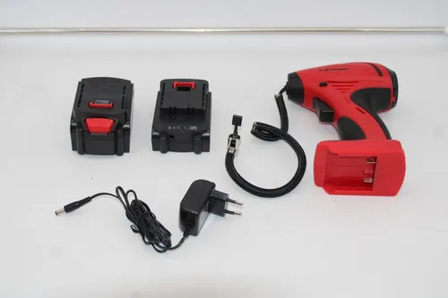 Dunlop Automotive 10214 Kabelloser Mini Kompressor 12 V Akku, 50 HZ