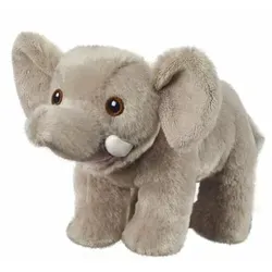Kuscheltier Elefant nachhaltig - ca. 15 cm - Grau