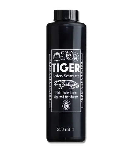 Lederschwärze 250 ml von Bense & Eicke - Hochwertige Lederschwärze für die Pflege und Auffrischung von Leder, ideal für Fahrgeschirre und andere Lederwaren.