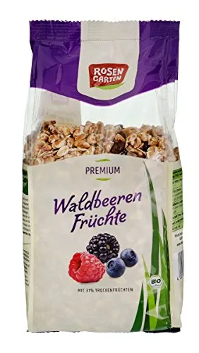 Rosengarten Waldbeeren-Früchte-Müsli (375 g) - Bio