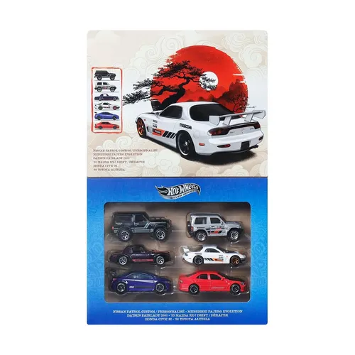 Hot Wheels Silver Serie Japan Set