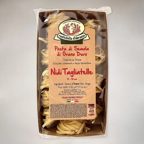 Nidi Tagliatelle Nudeln Pasta di semola grano duro 500 g - Rustichella d'Abruzzo