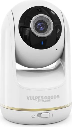 Vulpes Goods Baby Kamera, Zusatzkamera für Vulpes Goods Babyphone mit Kamera, Tonaufnahme, Nachtsicht, maximal 4 Kameras an einem Babyphone