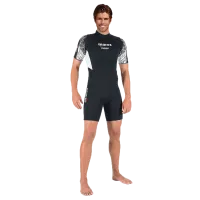 Mares Reef 2.5 Shorty - Herren - Gr: 6 - Tauchen/Schwimmen - Leichtgewichtiger Shorty mit ergonomischem Schnitt, ideal für warme Gewässer und lange Schnorcheltauchgänge, bietet Aquastop Abschlüsse für maximalen Komfort.