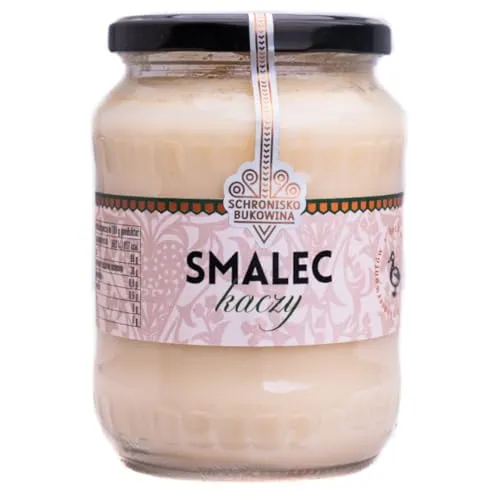 SCHRONISKO BUKOWINA Entenschmalz 588 g – 100% Entenfett | Streichfest und herzhaft-aromatisch – ideal zum Braten, Backen und Verfeinern warmer Gerichte