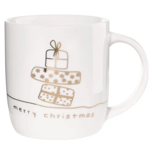 ASA Henkelbecher, linia, merry christmas, 350ml, 18062414