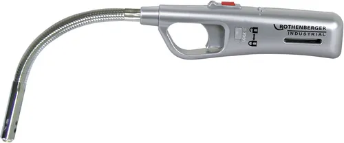 Rothenberger Stabfeuerzeug mit Schwanenhals - Haushaltshelfer für sicheres Anzünden, sturmsicheres Design und flexibler Schwanenhals für schwer erreichbare Stellen.