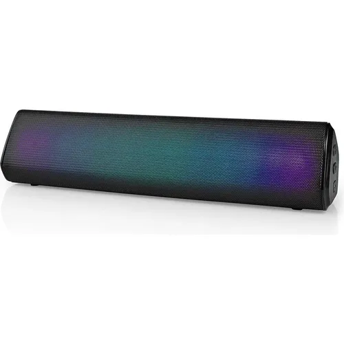 Nedis Tragbarer Wireless Lautsprecher - Tragbare Party Lautsprecher, kabellos, 2.0-Kanal mit 6 Watt Leistung für kraftvollen Sound unterwegs.