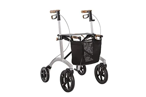 Saljol AR62 Aluminium Leichtgewicht Rollator | Hocker Griffe | Modell 2023 Design | große Vorderräder