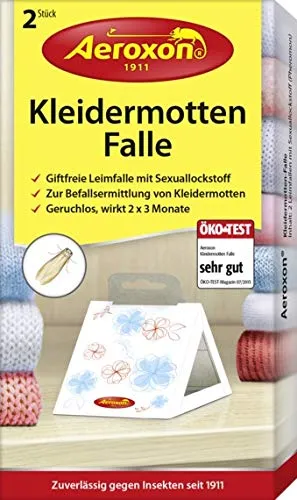 Aeroxon Kleidermotten-Falle 2er Set