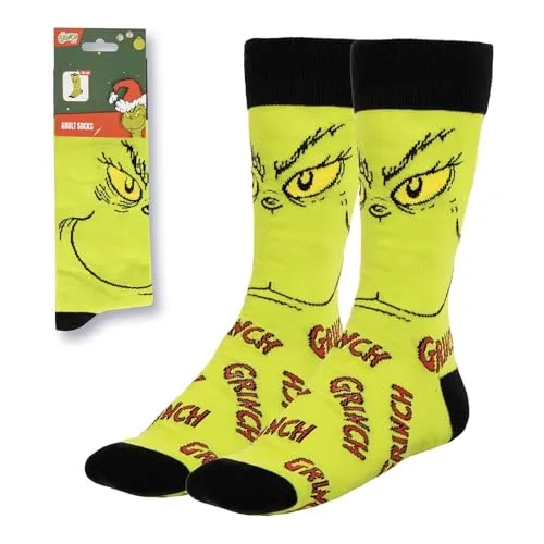 CERDÁ LIFE'S LITTLE MOMENTS Unisex Calcetines The Grinch Socken, bunt, One Size