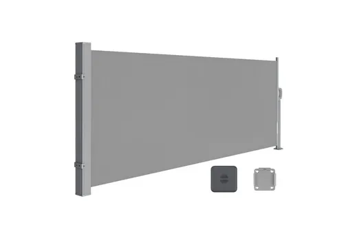 SONGMICS Ausziehbare Seitenmarkise 140 x 300 cm von SONGMICS