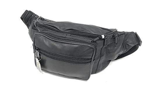 M2-Tec Gürteltasche Bauchtasche Multifunktionale Hüfttasche mit Reißverschluss, Geeignet für Reise Wanderung und Alle Outdoor-aktivitäten für Damen und Herren (Schwarz)