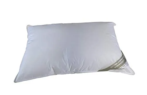 Hofmann Canada Kopfkissen 50x75 cm - Kissen für erholsamen Schlaf, gefüllt mit 700 g hochwertigen Federn und Daunen, waschbar bis 60°, ideal für Allergiker.