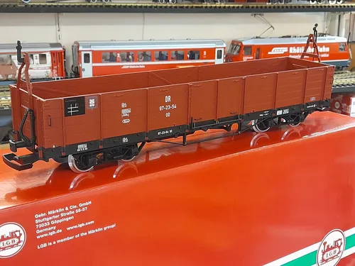 Spur G - LGB - SCHMALSPUR - GÜTERWAGEN - DR - OOw NEU !