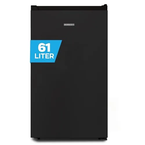 Heinrich´s Gefrierschrank HGS 4089 SW - 61L, freistehend und energieeffizient - Tiefkühler mit 61 Litern Volumen, 3 Gefrierschubladen und LED-Innenbeleuchtung, ideal für platzsparende Nutzung und einfache Organisation.