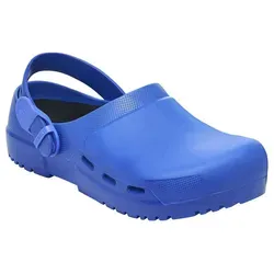 BIRKENSTOCK Birki Air 2.0 Unisex Arbeitsschuh - Clogs & Pantoletten für Herren – antistatischer PU-Clog mit Lüftungslöchern für optimale Atmungsaktivität und Komfort bei der Arbeit.