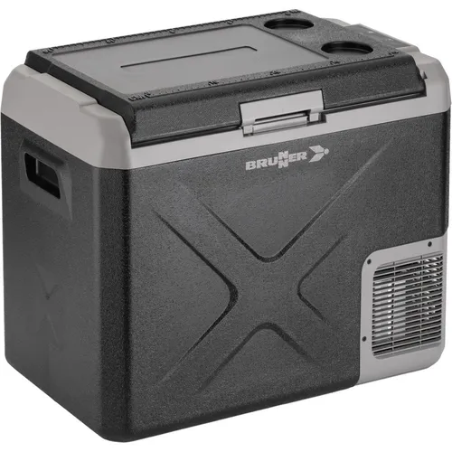 BRUNNER Polarys Freeze SZ 40 L Kühlbox - Kühlbox für Auto und Camping mit Digitalanzeige, großer Temperaturbereich von -20°C bis +20°C und 40 L Volumen für bis zu 29 Flaschen. Ideal für Reisen, Angeln und Strand!