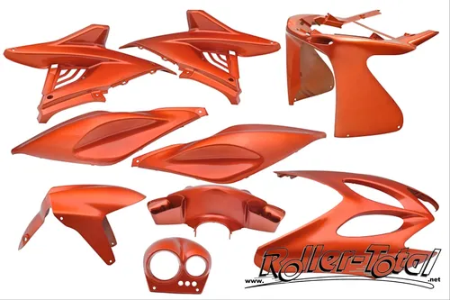 Verkleidungsset orange metallic 9 Teile YAMAHA Aerox MBK Nitro Bodypart Kit Set