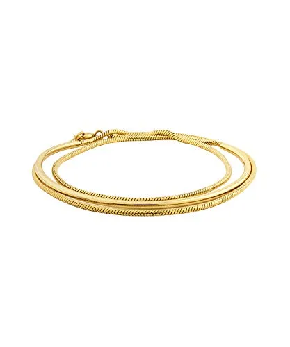 Liebeskind Berlin Damen-Handketten Edelstahl LJ-0356-B-62 - Elegantes Damenarmband aus vergoldetem Edelstahl mit flexiblen Kettenelementen für optimalen Tragekomfort. Ideal als Geschenk für jeden Anlass.