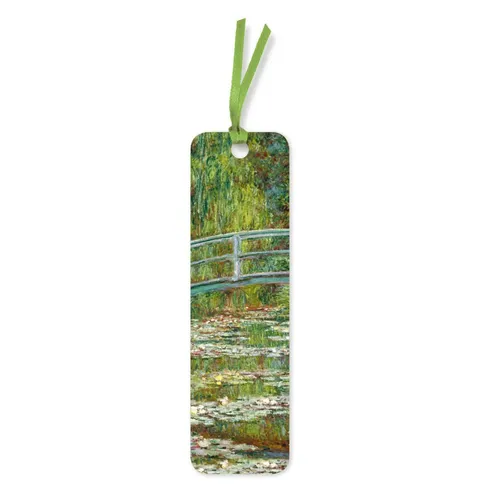 Claude Monet: Lesezeichen mit Seerosenmotiv (10er Pack) - Schöne Lesezeichen im Format 150 x 44 mm, ideal für Bücherliebhaber. Perfekt zum Markieren von Seiten und dekorativ zugleich.