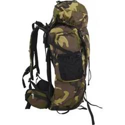 vidaXL Wanderrucksack 100 L in Grün Tarnfarben - Wasserdichter 100 L Wanderrucksack aus strapazierfähigem Oxford-Gewebe, ideal für Camping und Outdoor-Aktivitäten. Bequeme Passform mit verstellbaren Gurten und atmungsaktivem Rücken für optimalen Tragekomfort.