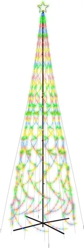 LED-Weihnachtsbaum Kegelform Mehrfarbig 3000 LEDs 230x800 cm