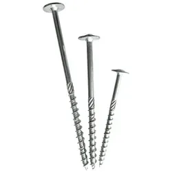 Klimas Holzbauschraube Tellerkopfschrauben TX40 8mm, (verschiedene Längen), Korrosionsschutz, Aufbohrfräse, Frässpitze 280 mm