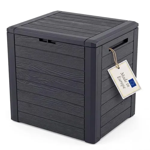 BigDean Gartenbox klein 140 Liter – Ideal für Balkon und kleine Flächen