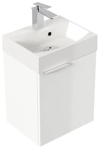 Gäste WC Badmöbel Kubus Slimline 40cm SoftClose