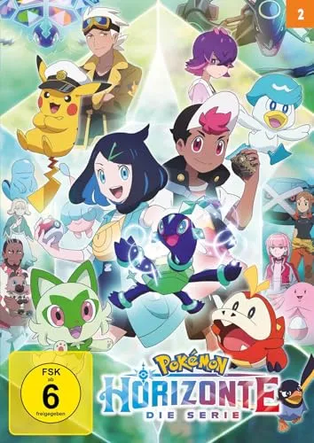 Pokémon Horizonte - Volume 2 [2 DVDs] - Filme für Kinder ab 6 Jahren, erlebe spannende Abenteuer mit deinen Lieblings-Pokémon in dieser packenden DVD-Collection.