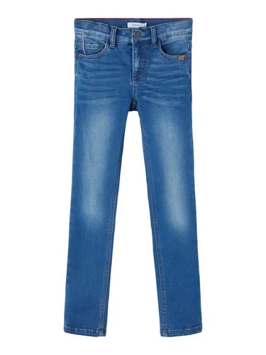 NAME IT Jungen Nkmtheo Xslim Jeans 1507-cl - Jungen-Jeanshosen im X-Slim Fit, aus einem bequemen Materialmix für optimalen Tragekomfort und eine moderne Passform.