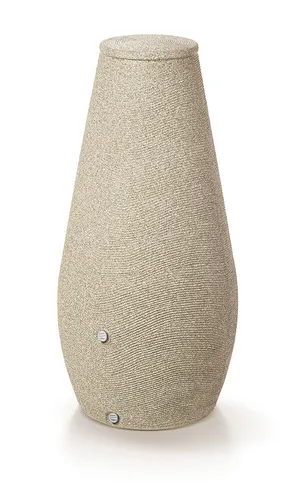 Prosperplast Regentonne Arves Drop, 200 Liter - Wasserspeicher & Regentonnen, frostsichere Regentonne aus UV-beständigem Kunststoff, ideal für nachhaltige Gartenbewässerung.