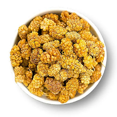Frucht leckere getrocknete weiße Maulbeeren BIO 500 g aus neuer Ernte I Bio Maulbeere ohne Zuckerzusatz und ohne weitere Zusätze I getrocknete bio Maulbeeren 1001
