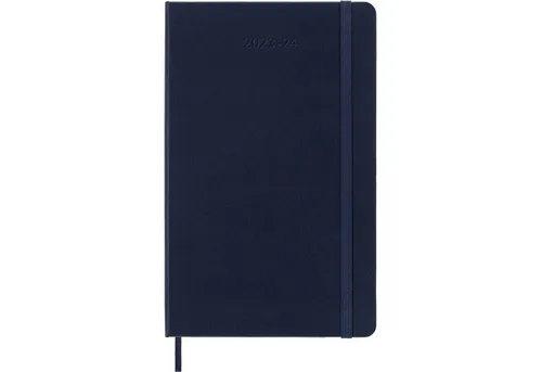 Moleskine 18 Monate Wochen Notizkalender 2023/2024 - Hardcover Notizkalender im L/A5-Format, ideal für die Planung von 18 Monaten mit 1 Woche = 1 Seite, perfekt für Organisation und Kreativität.