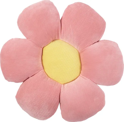 Magma Heimtexx Dekokissen „Minnie“, Pink in gelb von Magma