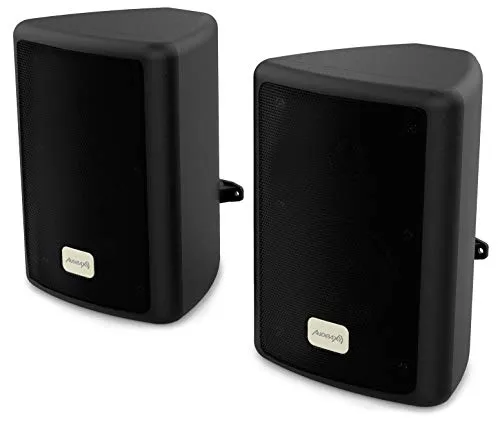 Audibax Pícolo PR-41 Altavoces Estantería HiFi y Sonorización 75 W Con soporte de Pared Incluido. Pareja