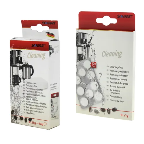 Scanpart Reinigungs- & Entkalkungstabletten Kit 6+10 Kaffeevollautomat