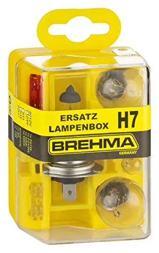 BREHMA H7 Ersatzlampenkasten Ersatzlampenbox Ersatzlampenset 12V 8teilig