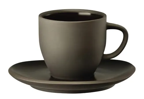 Rosenthal Tasse Junto Slate Grey - Thermobehälter aus Steinzeug, mit einzigartiger Handglasur für einen modernen Look und perfekte Wärmehaltung beim Servieren von Getränken.