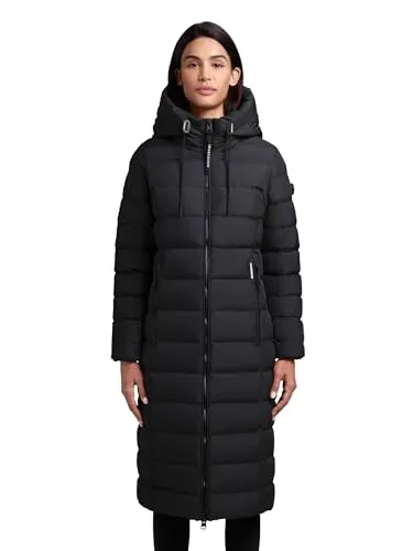 khujo Damen Langer Wintermantel Simmie-YM Black Gr. XL von khujo