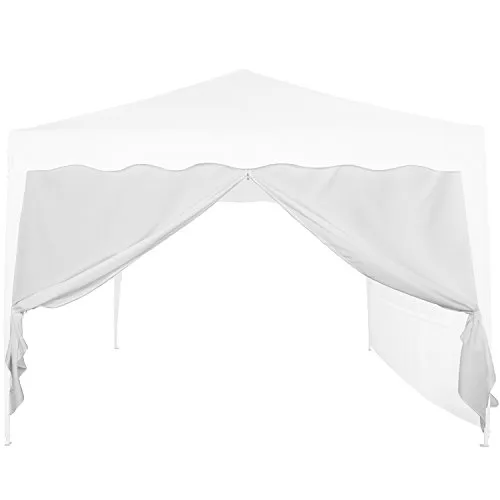 INSTENT® Basic Seitenwand/Seitenteil für Pavillon 3x3m mit Fenster oder Reißverschluss, wasserabweisend und atmungsaktiv, Farbwahl, für Festzelt, Partyzelt