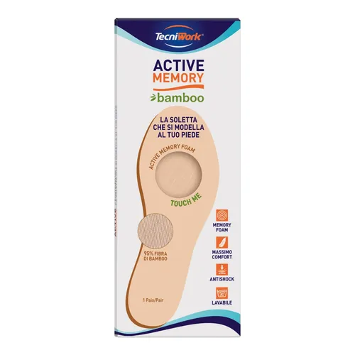 Active Memory Bamboo Tecniwork® Einlegesohle 1 Paar Größe 38