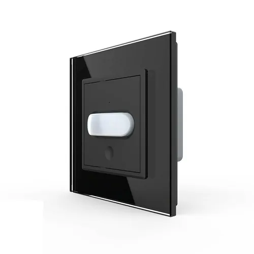 LIVOLO Bewegungsmelder Sensorschalter Touch einstellbar Glasrahmen Schwarz UP